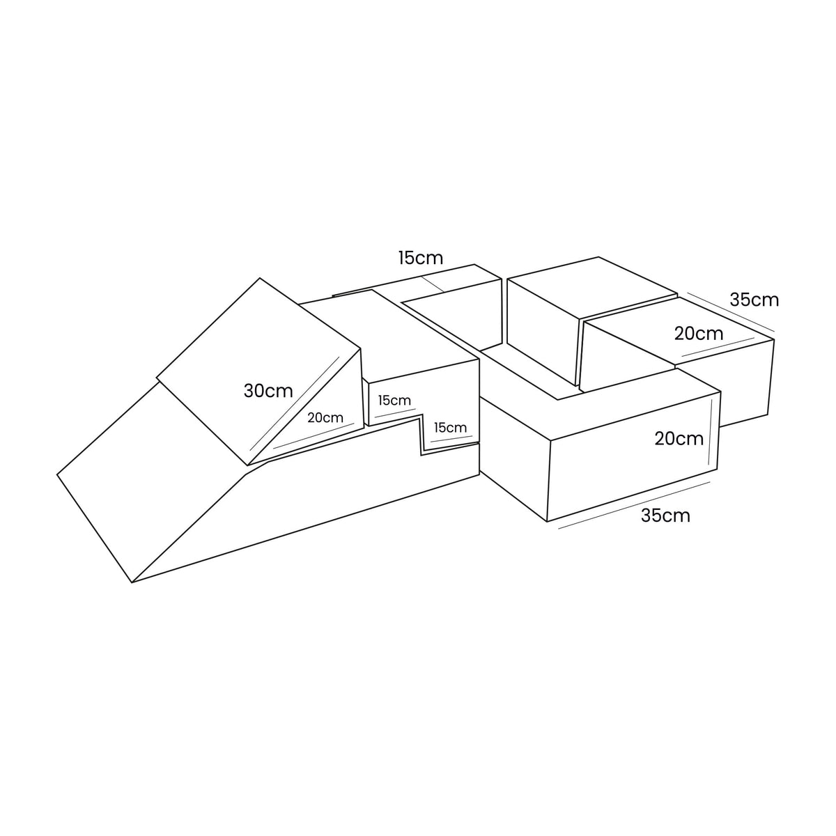 Aesthetic Sofa Bricks Ecru size guide