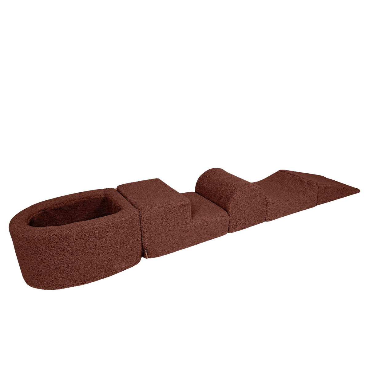 Bearly Foam Playset with Small Ball Pit Dark Brown without Balls