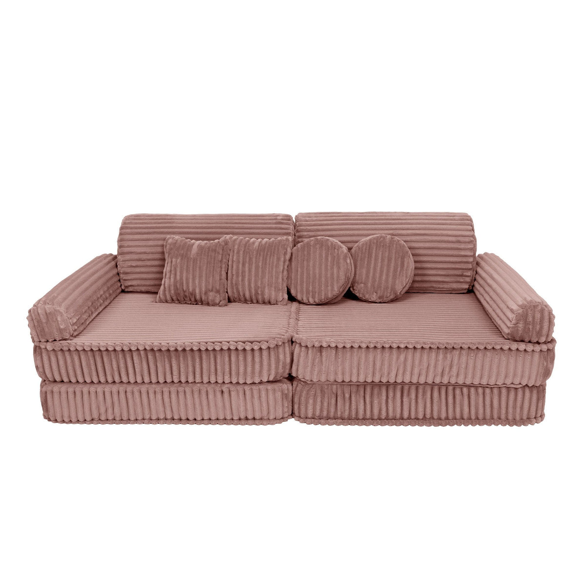 Churros Premium Kids Sofa, Ruby Chocolate Pink