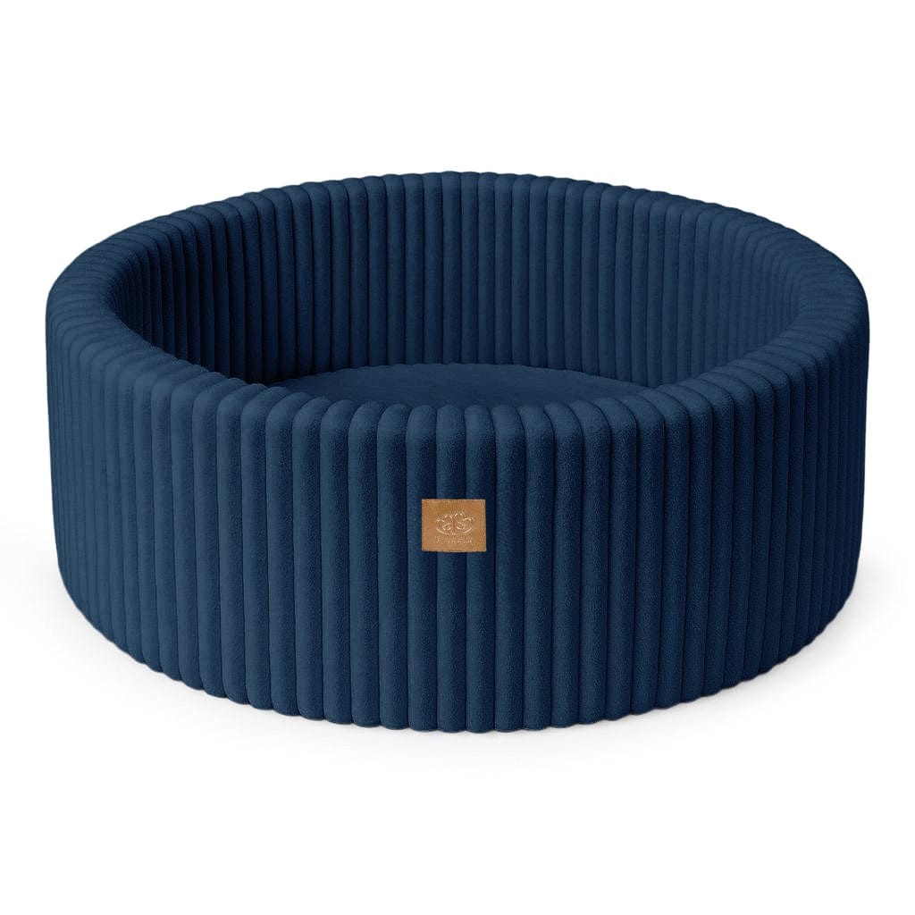 Churros Round Ball Pit without Balls, 90x30cm, Midnight Blue