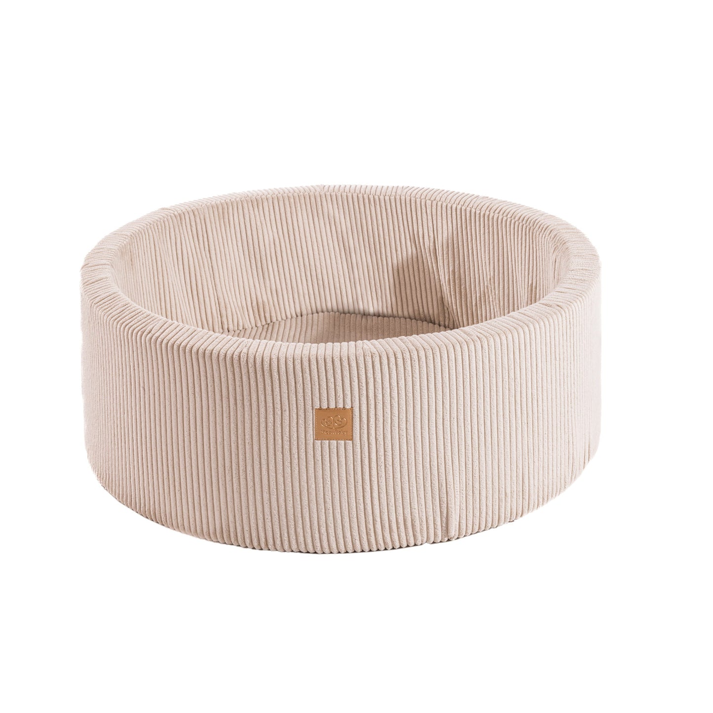 Round Ball Pit Without Balls, 90x30cm, Ecru, Aesthetic