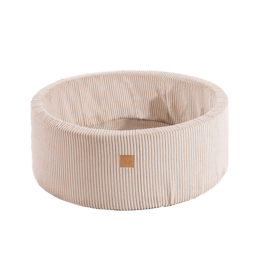 Round Ball Pit Without Balls, 90x30cm, Ecru, Aesthetic