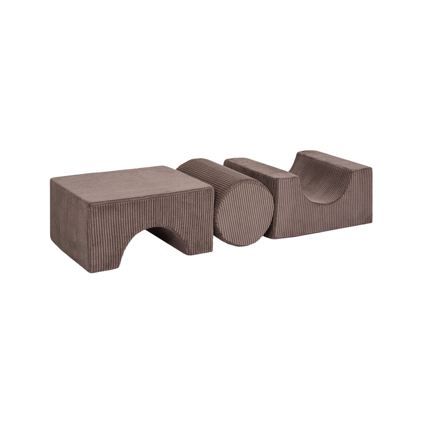 Aesthetic Shape Set 3 Elements, Brown