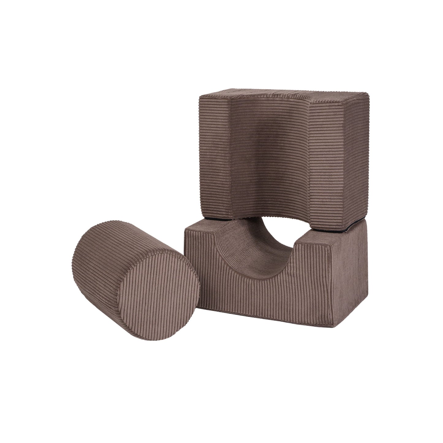 Aesthetic Shape Set 3 Elements, Brown