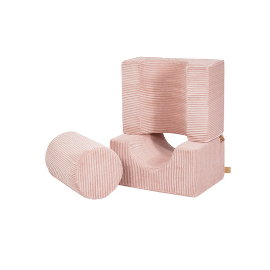 Aesthetic Shape Set 3 Elements, Powder Pink