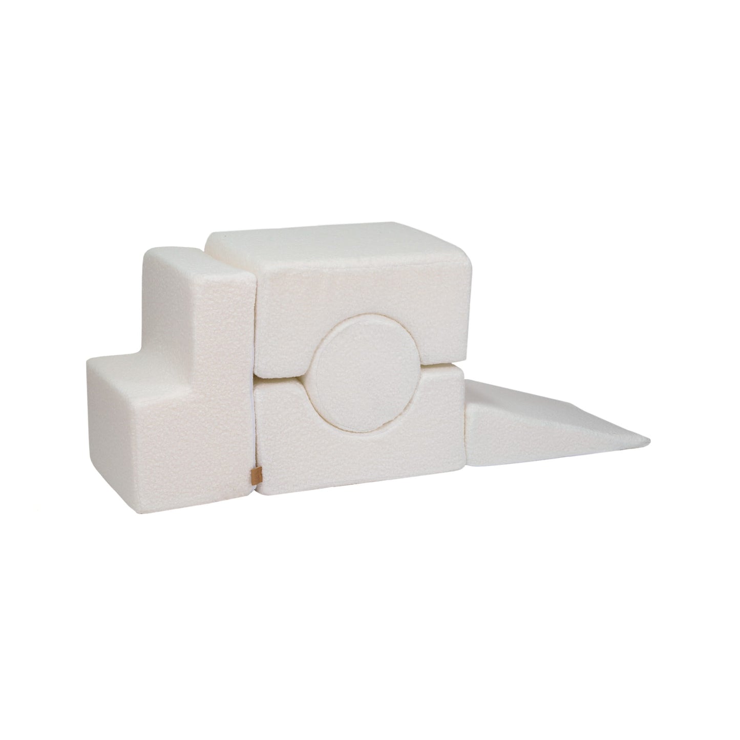 Boucle Shape Set 5 Elements, White