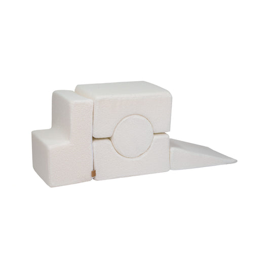 Boucle Shape Set 5 Elements, White