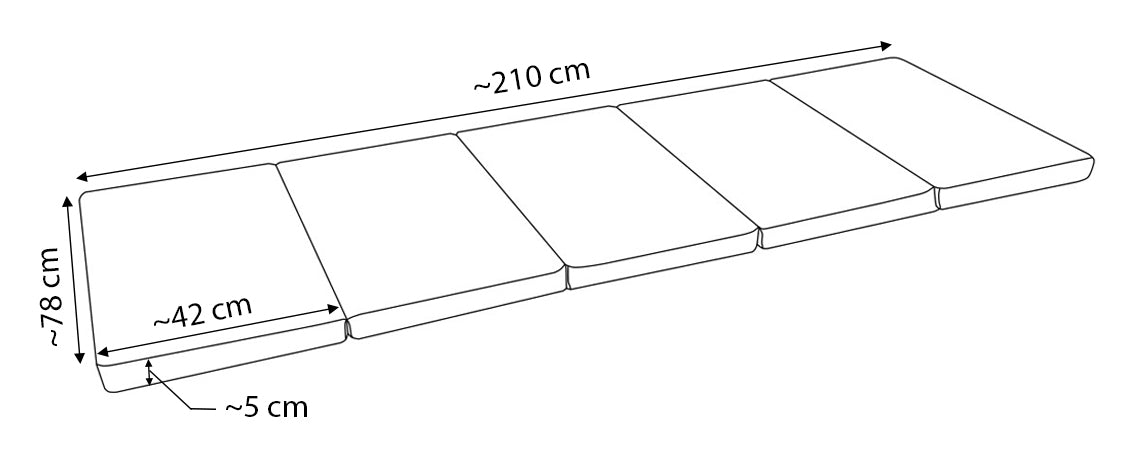 Velinda Foldable Foam Gym Mat