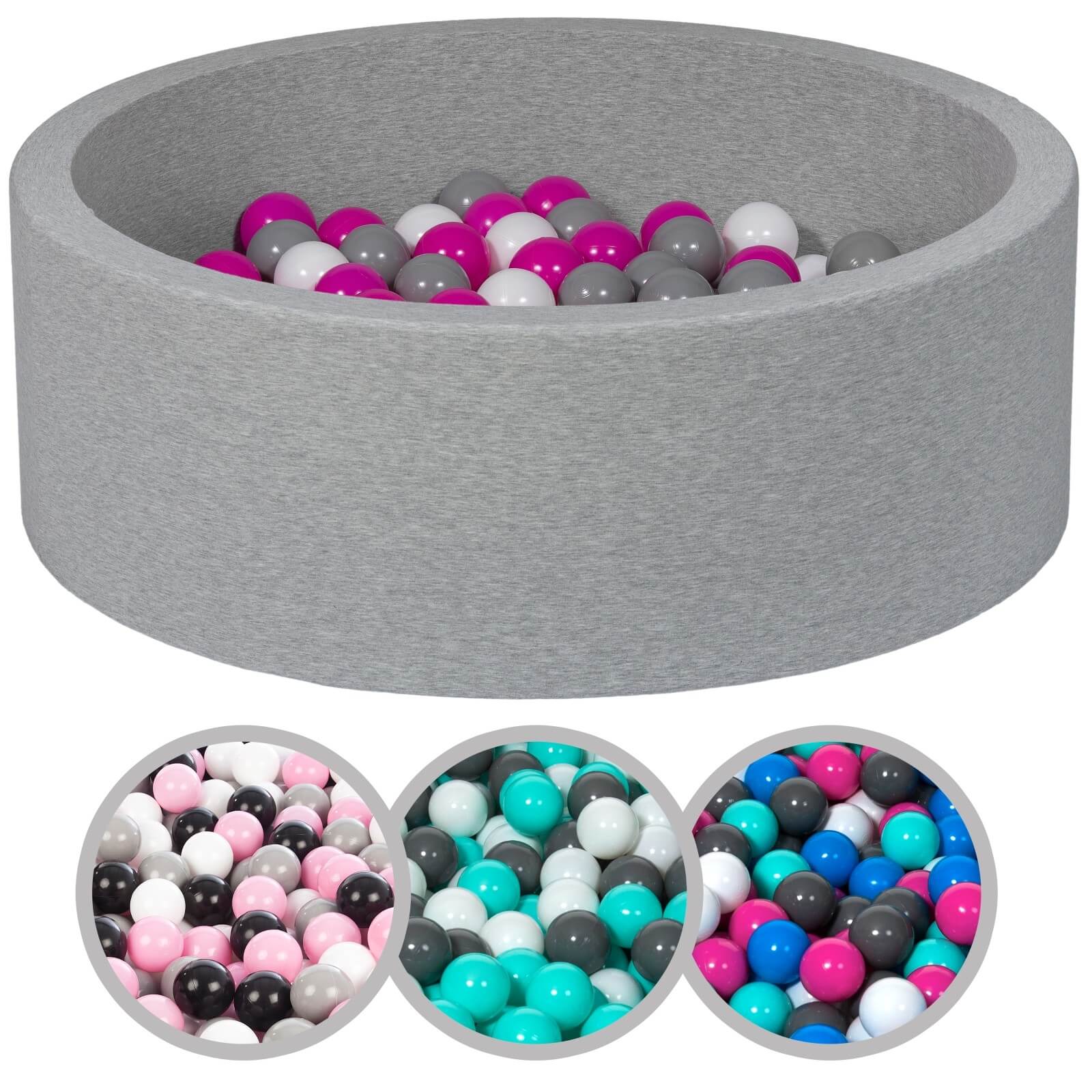Velinda Soft Jersey Baby Kids Kids Kids Ball Pit met 200 ballen, Gift Velinda Soft Jersey Baby Kids Kids Kids Ball Pit met 200 ballen, Gift