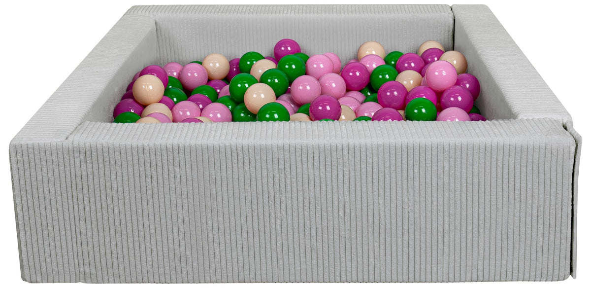Velinda Corduroy Ball Pit with 300 Balls