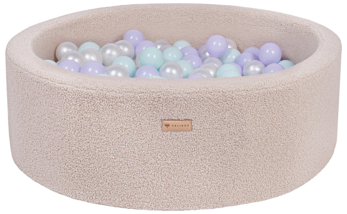 Bouclé Ball Pit with 300 Balls
