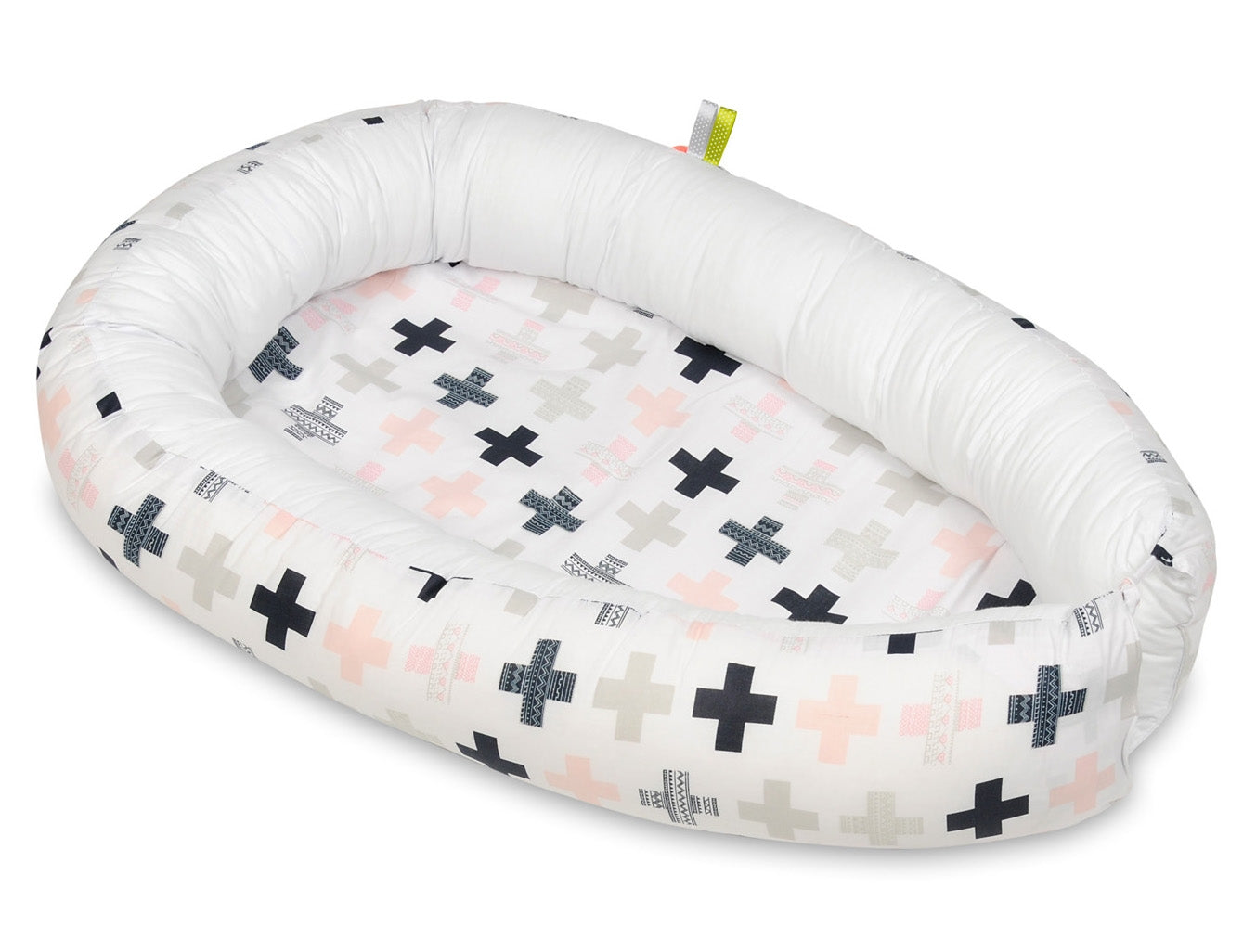Velinda Baby Nest - Soft Cotton - Adjustable - for Infants Up to 8 Months - Width 60cm - Length 85cm