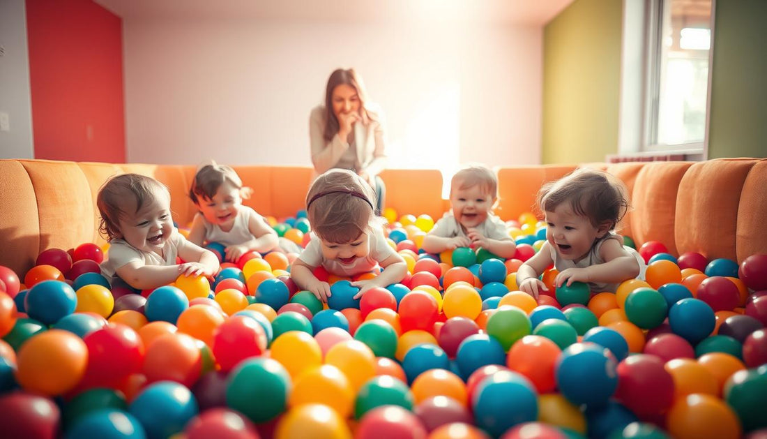 Educational Activities in a Softplay Baby Ball Pit
