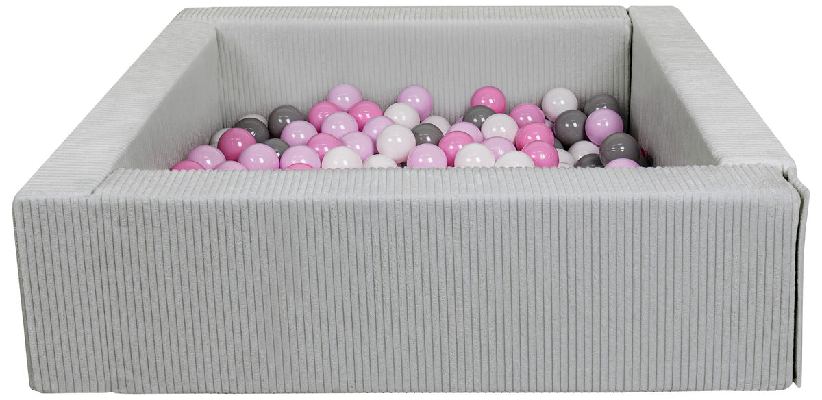 Velinda Corduroy Ball Pit with 200 Balls