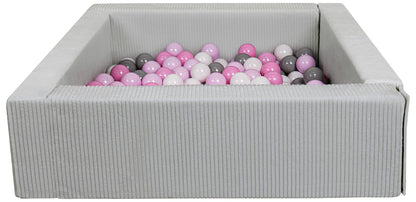 Velinda Corduroy Ball Pit with 200 Balls