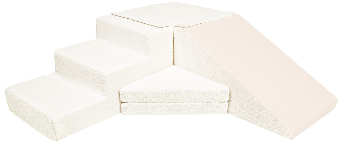 Bouclé Slide Set of 4 Large Foam Blocks