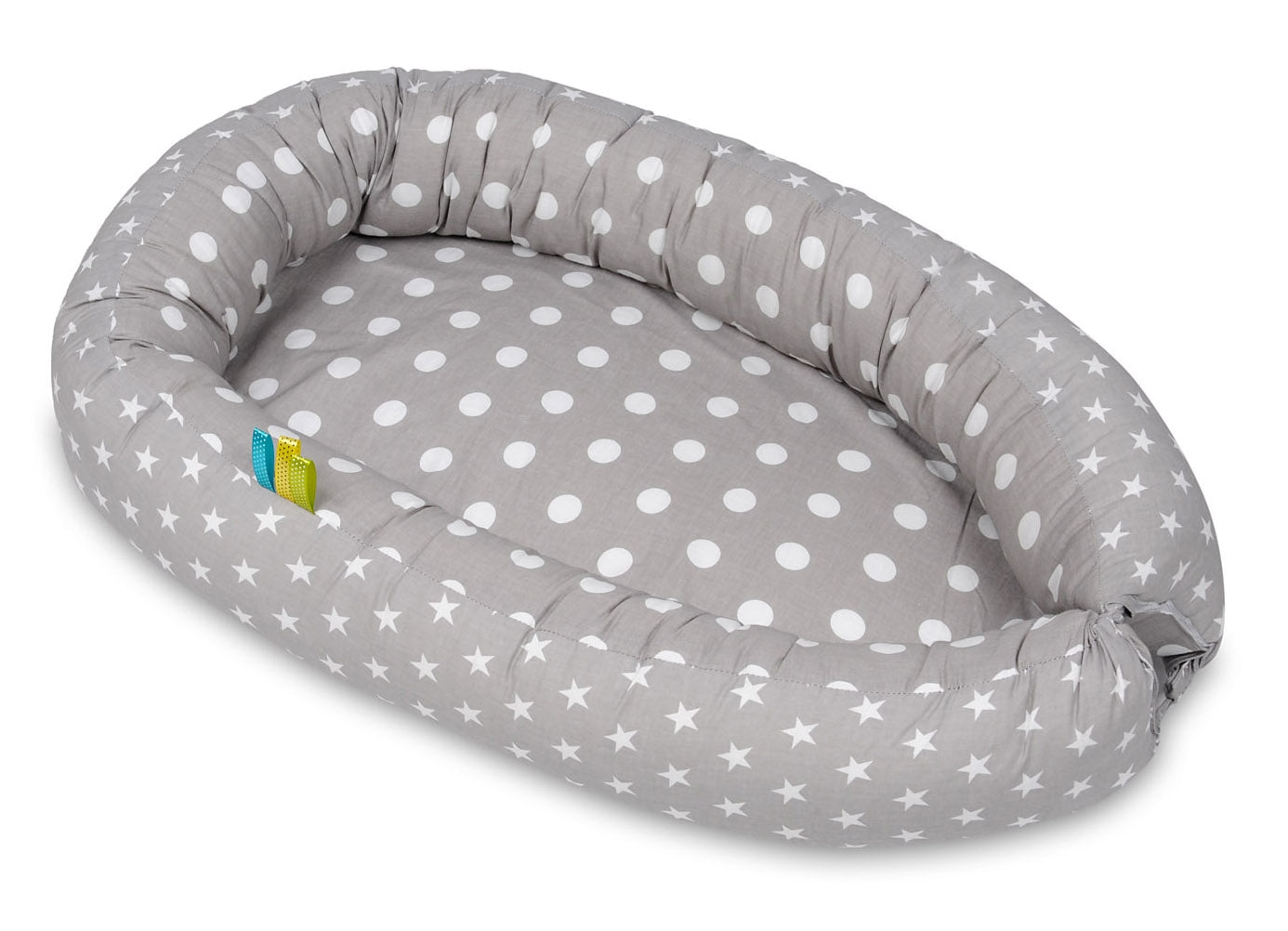 Velinda Baby Nest - Soft Cotton - Adjustable - for Infants Up to 8 Months