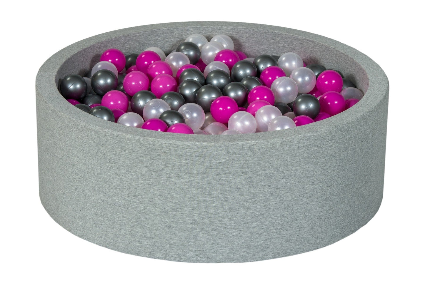 Velinda Soft Jersey Ball Pit with 450 Balls - Baby & Kids Play Gift - 90cm