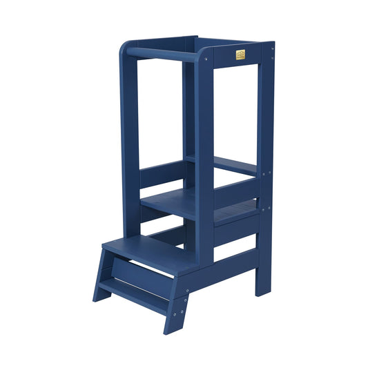 Wooden Kitchen Helper, Blue