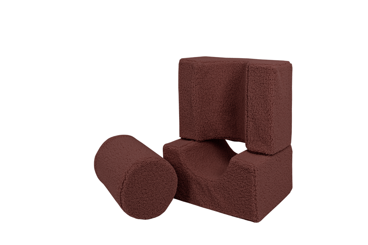 Bearly Shape Set 3 Elements Brown