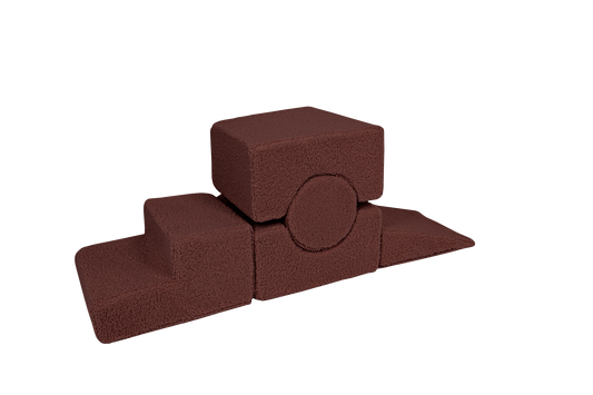Bearly Shape Set 5 Elements Brown