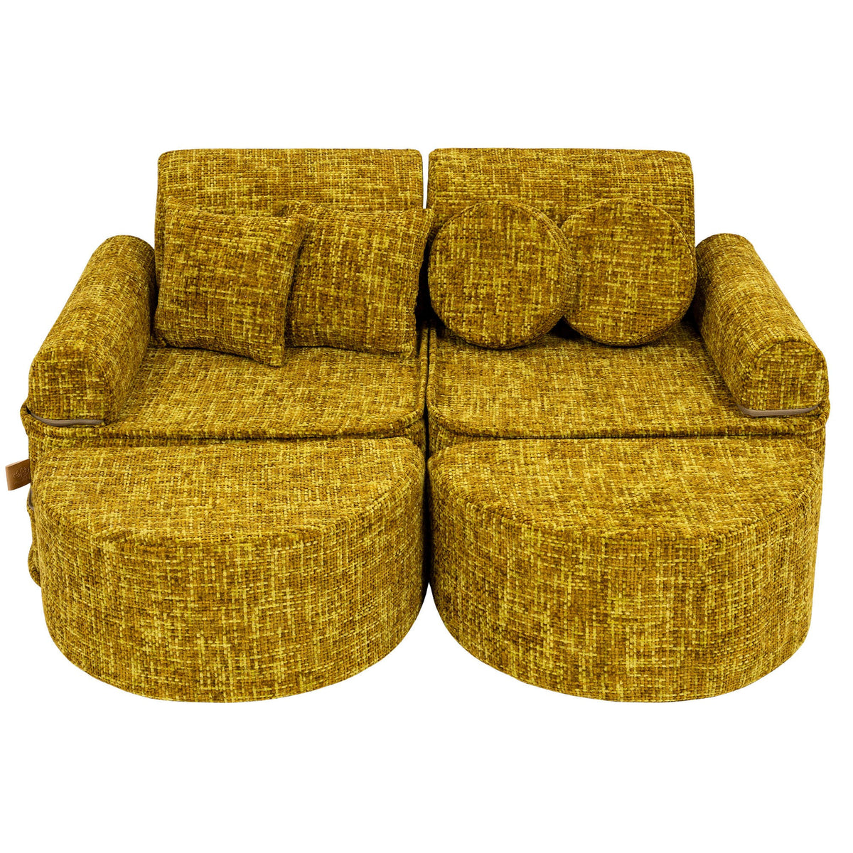 Tangle Pocket Max Kids Sofa, Honey Mustard