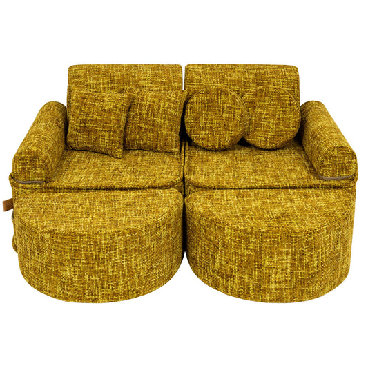 Tangle Pocket Max Kids Sofa, Honey Mustard