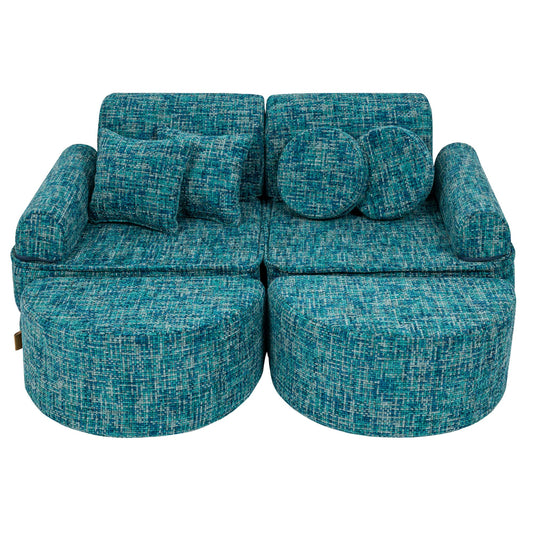 Tangle Pocket Max Kids Sofa, Lagoon Blue