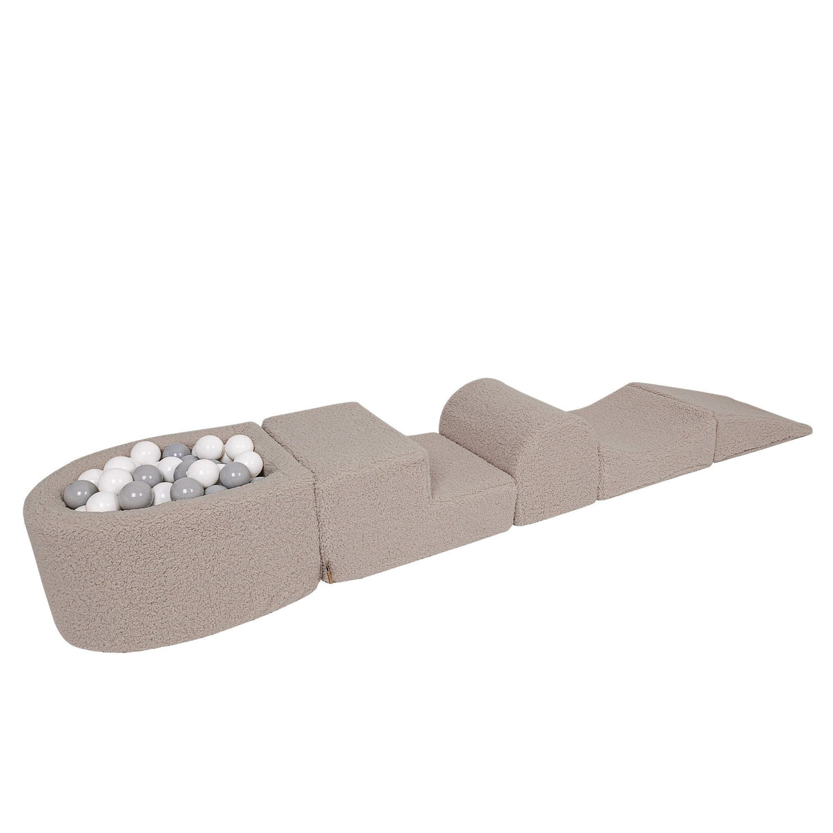 Bearly Foam Playset with Small Ball Pit Light Gray without Balls