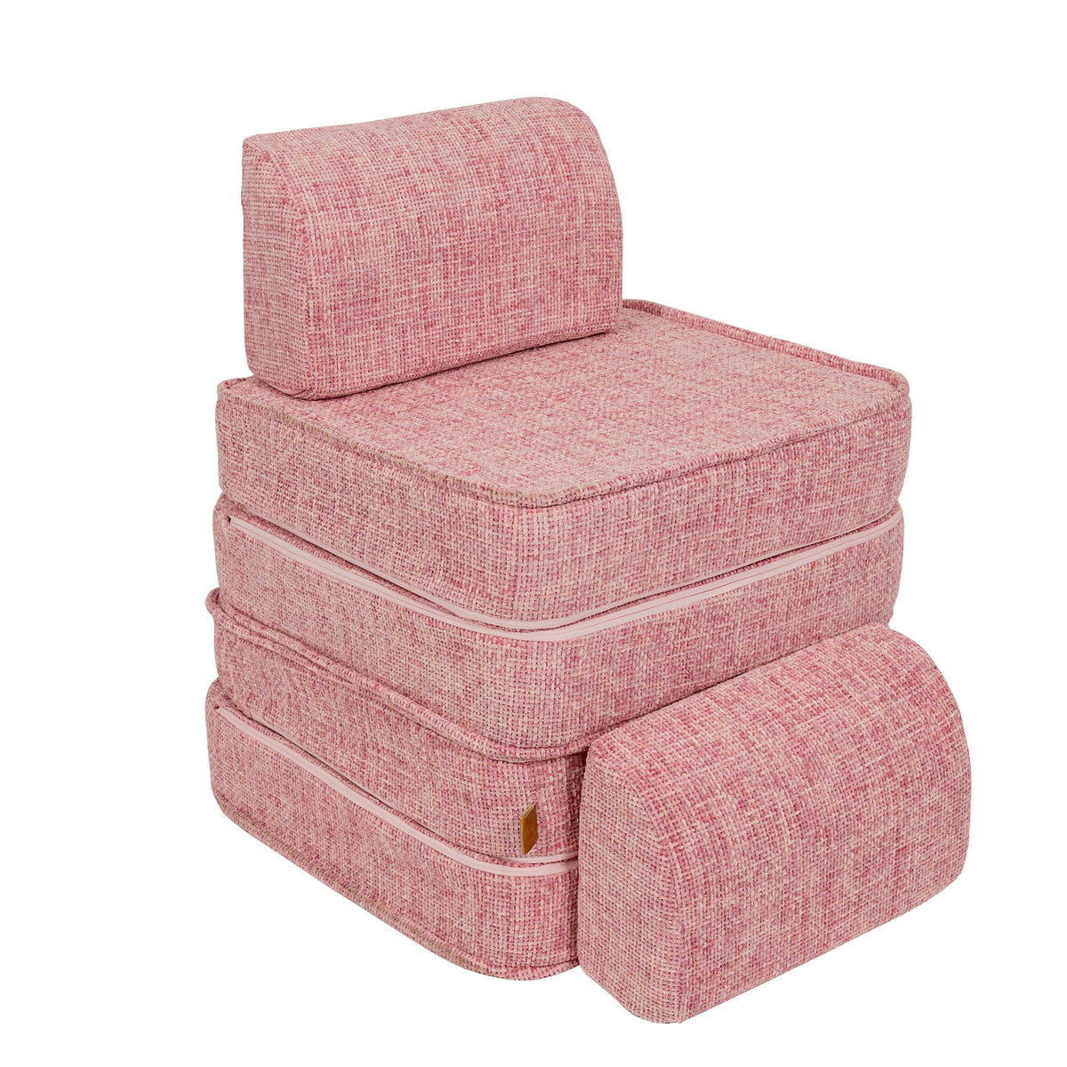 Tangle Pocket Basic Kids Sofa, Bubblegum Pink