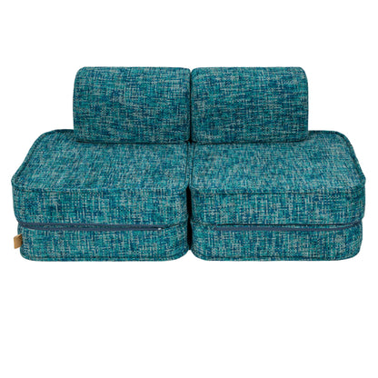 Tangle Pocket Basic Kids Sofa, Lagoon Blue