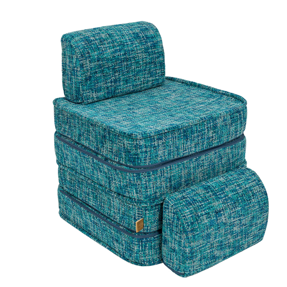 Tangle Pocket Basic Kids Sofa, Lagoon Blue
