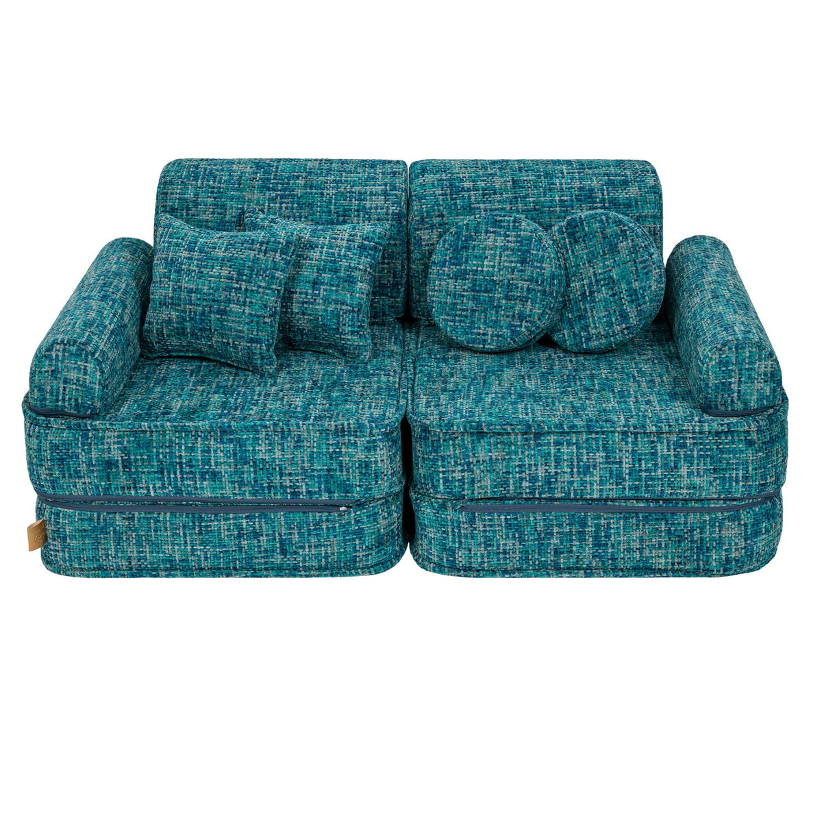 Tangle Pocket Plus Kids Sofa, Lagoon Blue