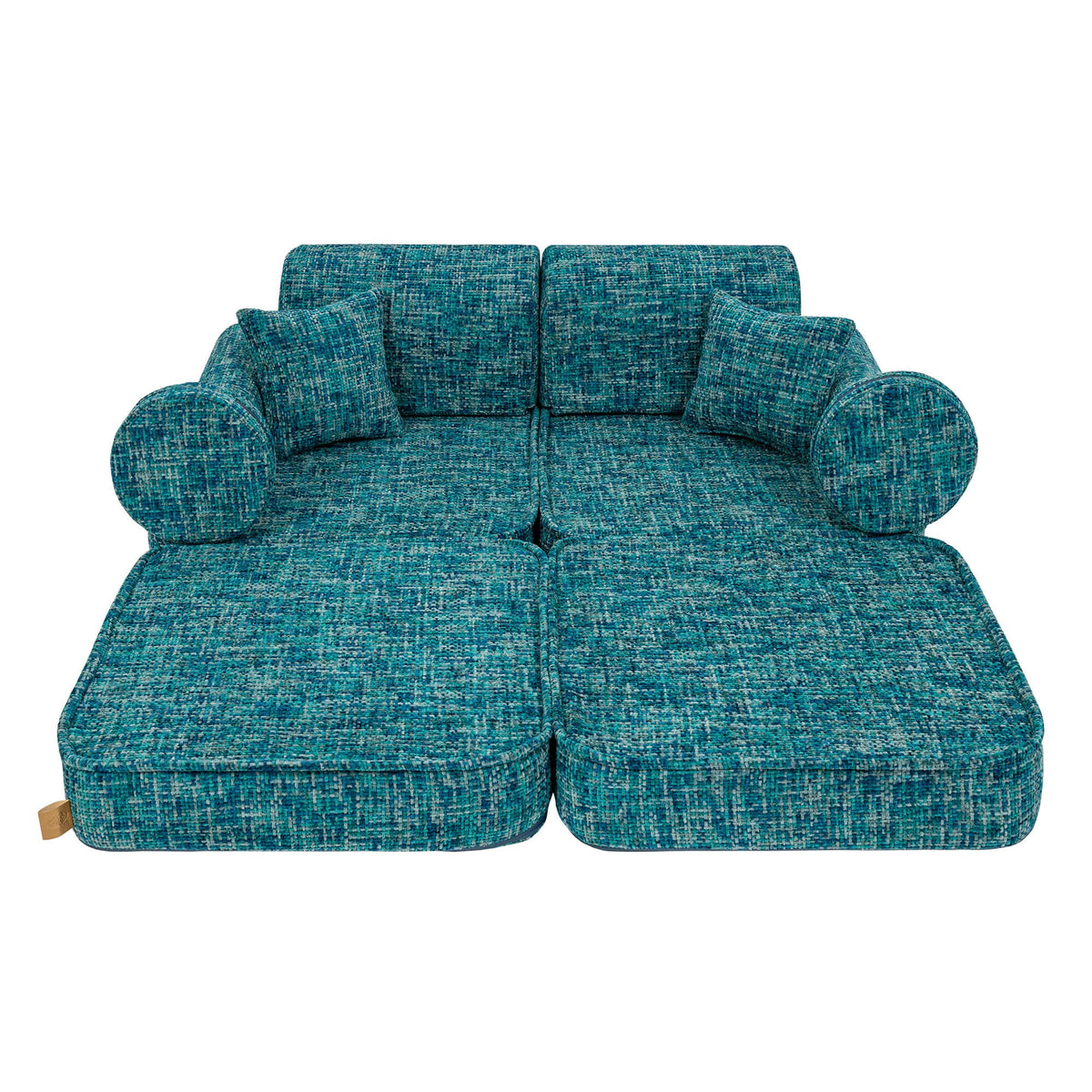 Tangle Pocket Plus Kids Sofa, Lagoon Blue