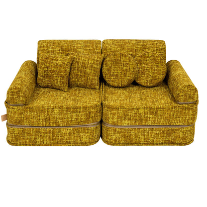 Tangle Pocket Plus Kids Sofa, Honey Mustard