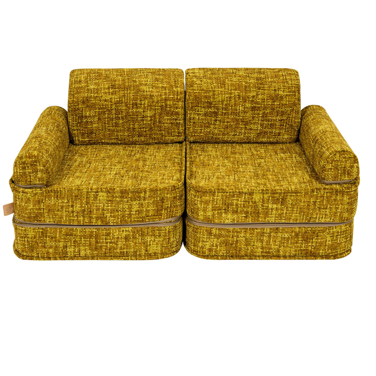 Tangle Pocket Plus Kids Sofa, Honey Mustard