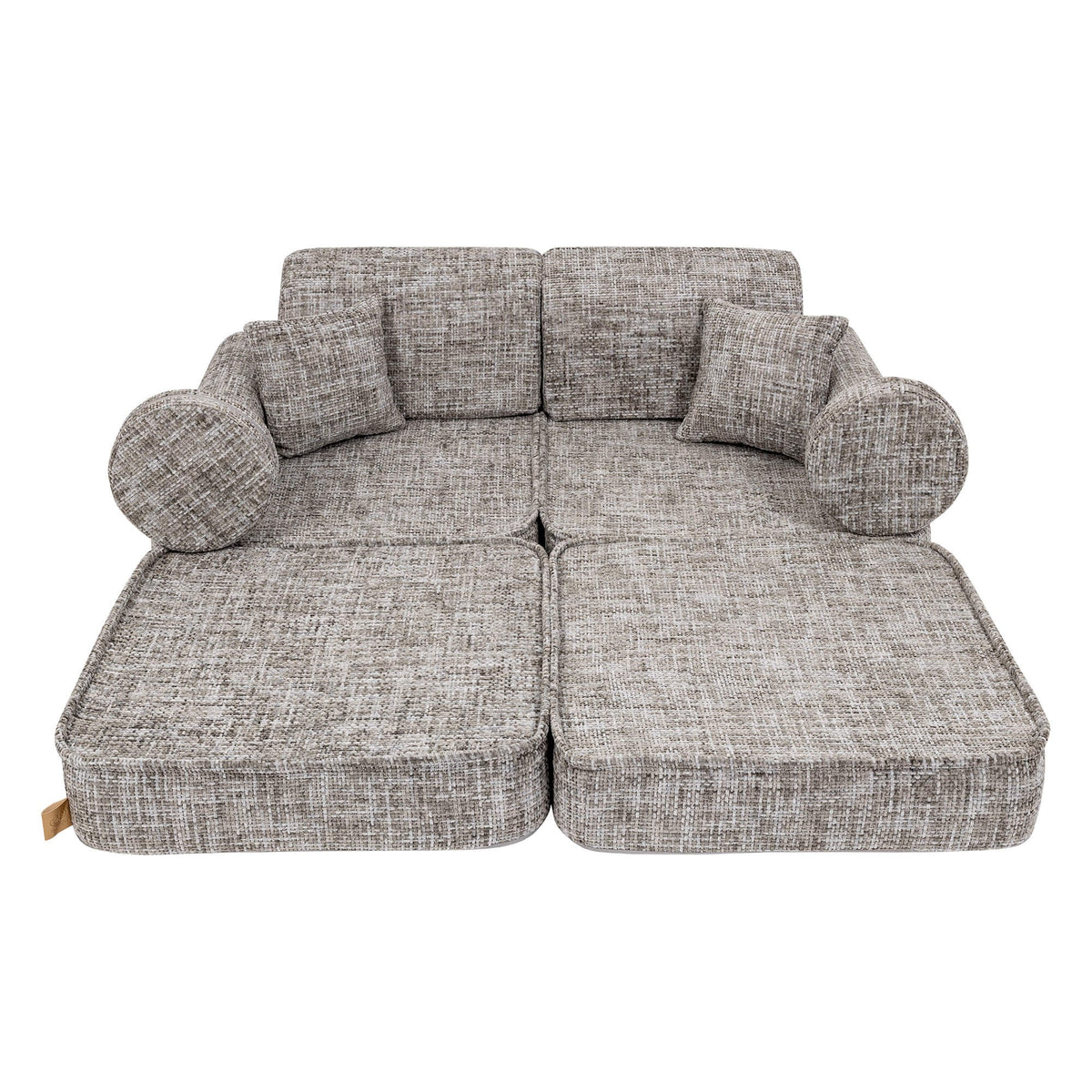 Tangle Pocket Plus Kids Sofa, Moon Grey