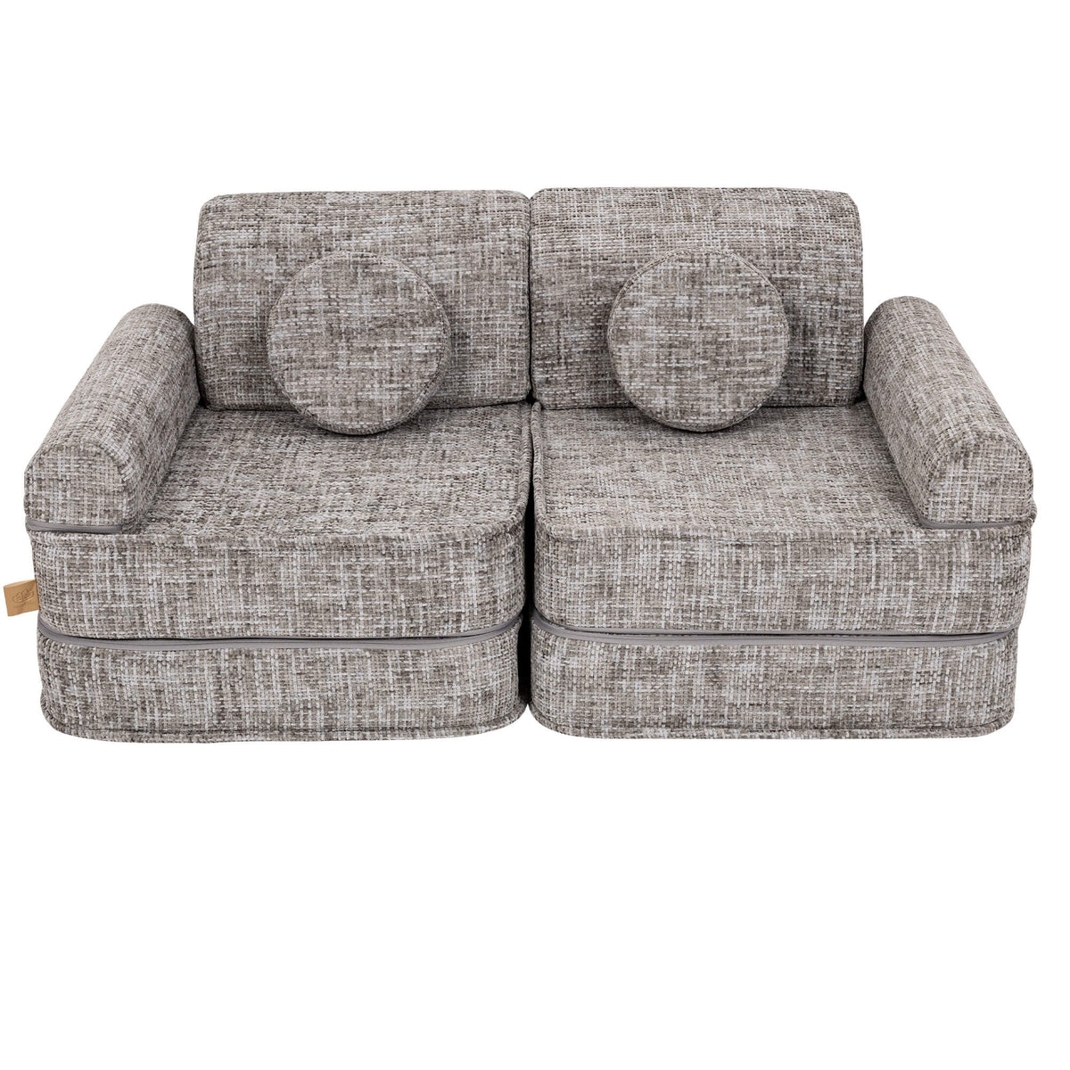 Tangle Pocket Plus Kids Sofa, Moon Grey