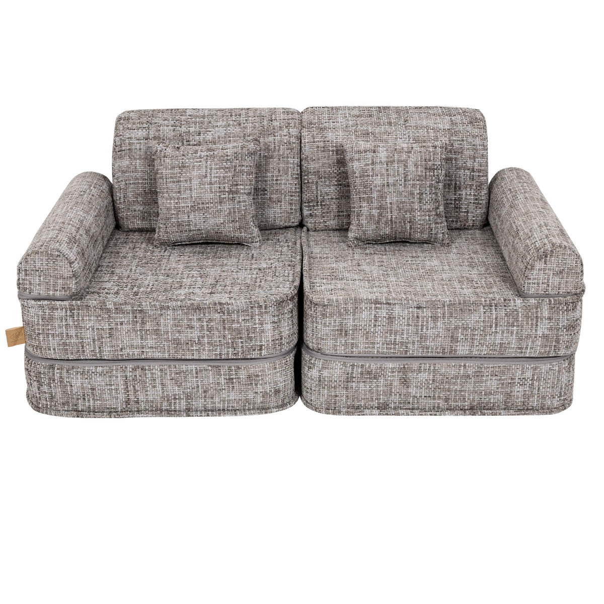 Tangle Pocket Plus Kids Sofa, Moon Grey
