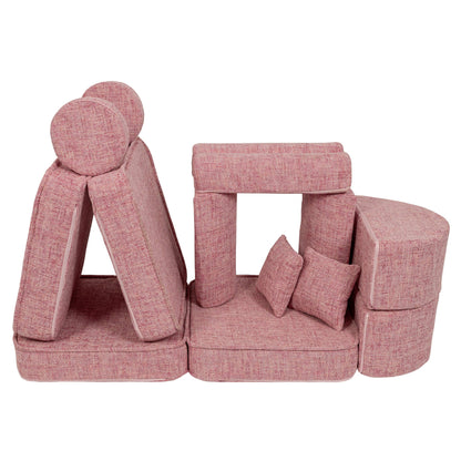 Tangle Pocket Max Kids Sofa, Bubblegum Pink
