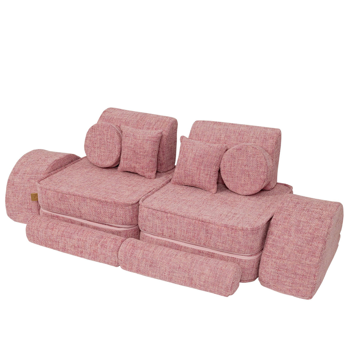 Tangle Pocket Max Kids Sofa, Bubblegum Pink