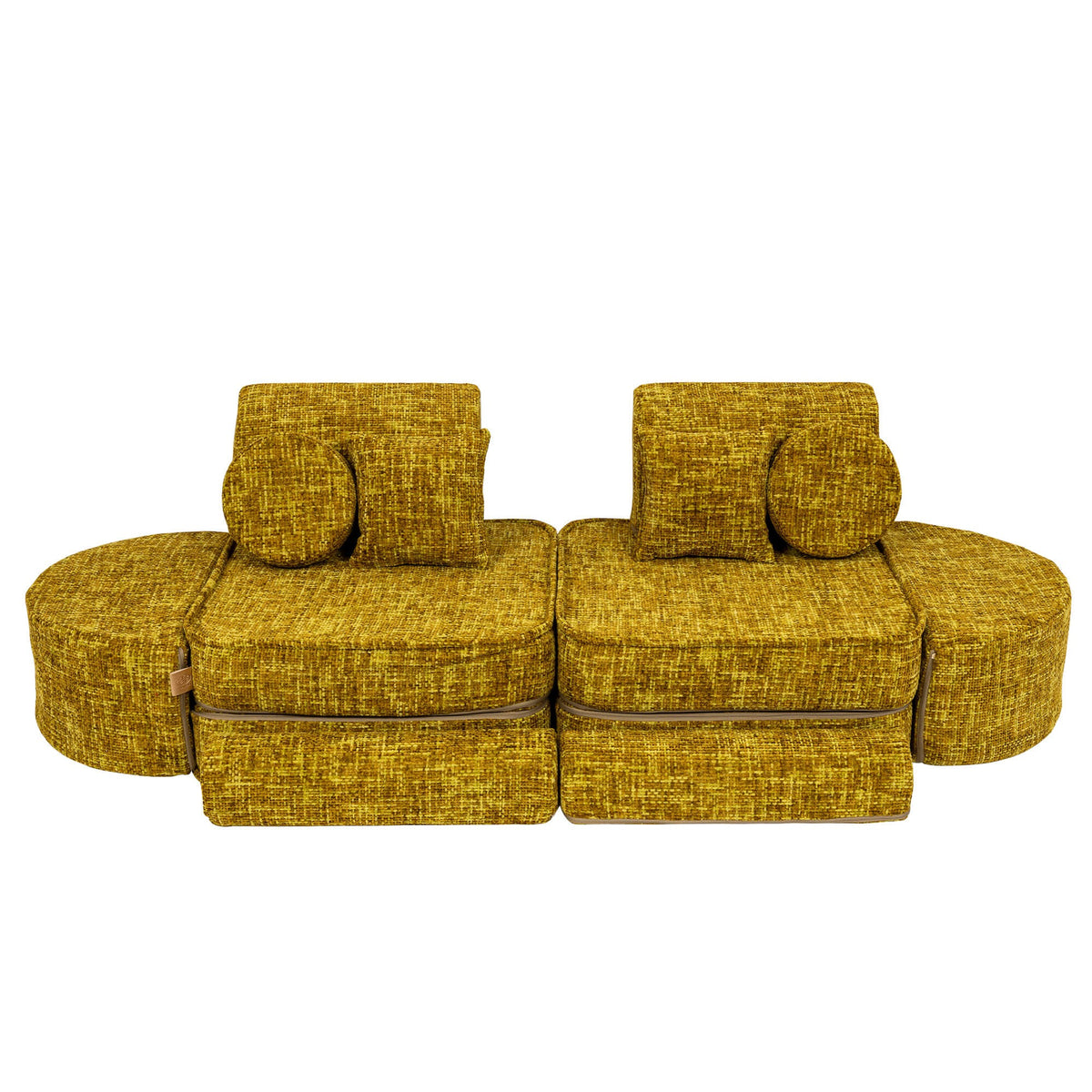 Tangle Pocket Max Kids Sofa, Honey Mustard