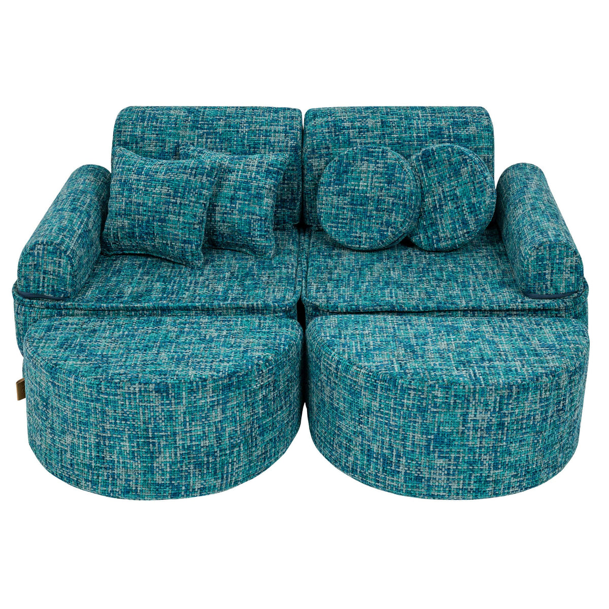 Tangle Pocket Max Kids Sofa, Lagoon Blue
