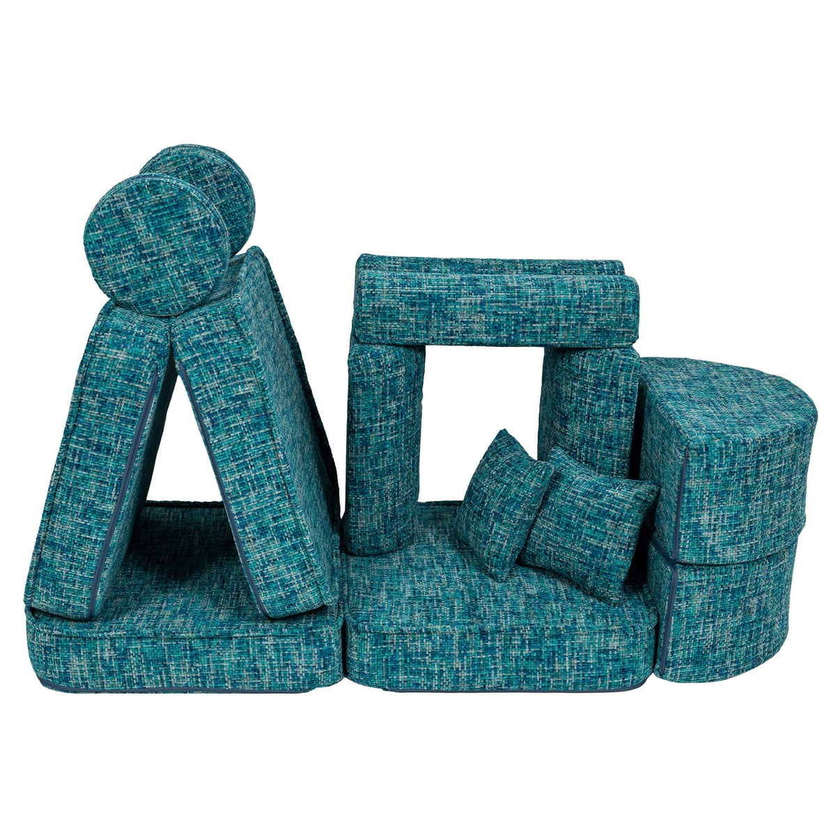 Tangle Pocket Max Kids Sofa, Lagoon Blue