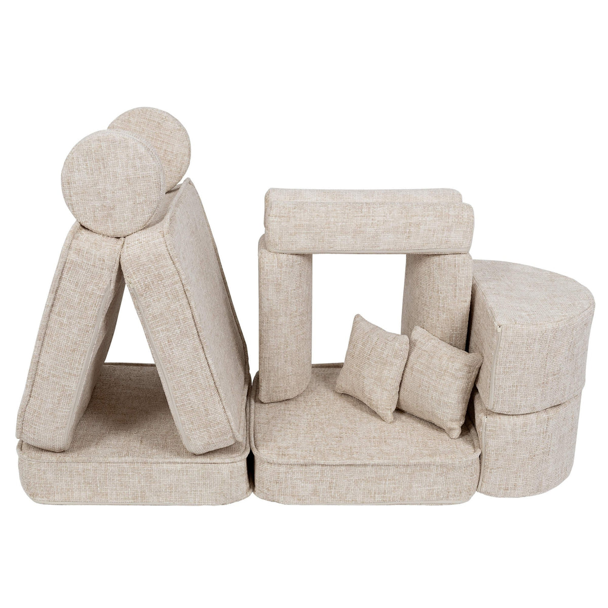 Tangle Pocket Max Kids Sofa, Marshmallow Beige