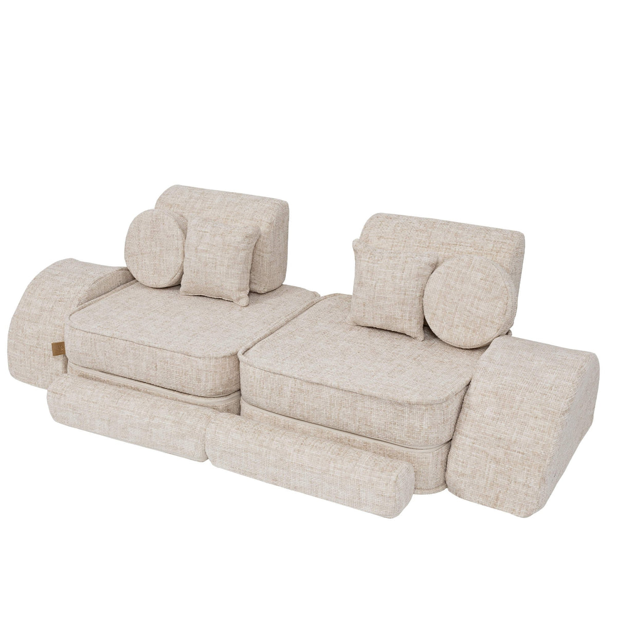 Tangle Pocket Max Kids Sofa, Marshmallow Beige
