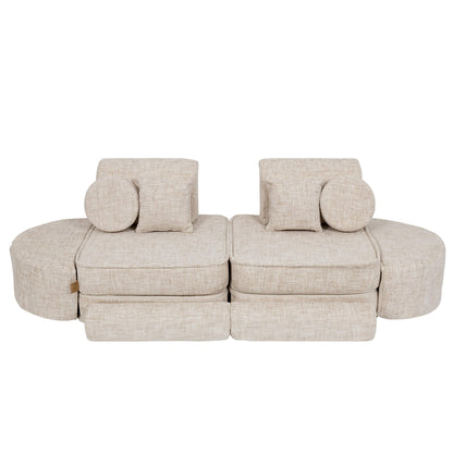 Tangle Pocket Max Kids Sofa, Marshmallow Beige