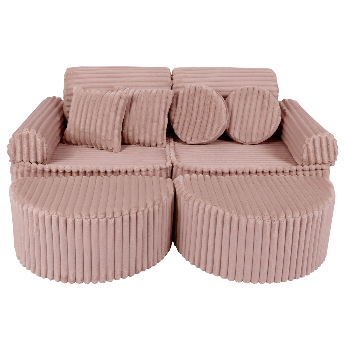 Churros Pocket Max Kids Sofa, Ruby Chocolate Pink