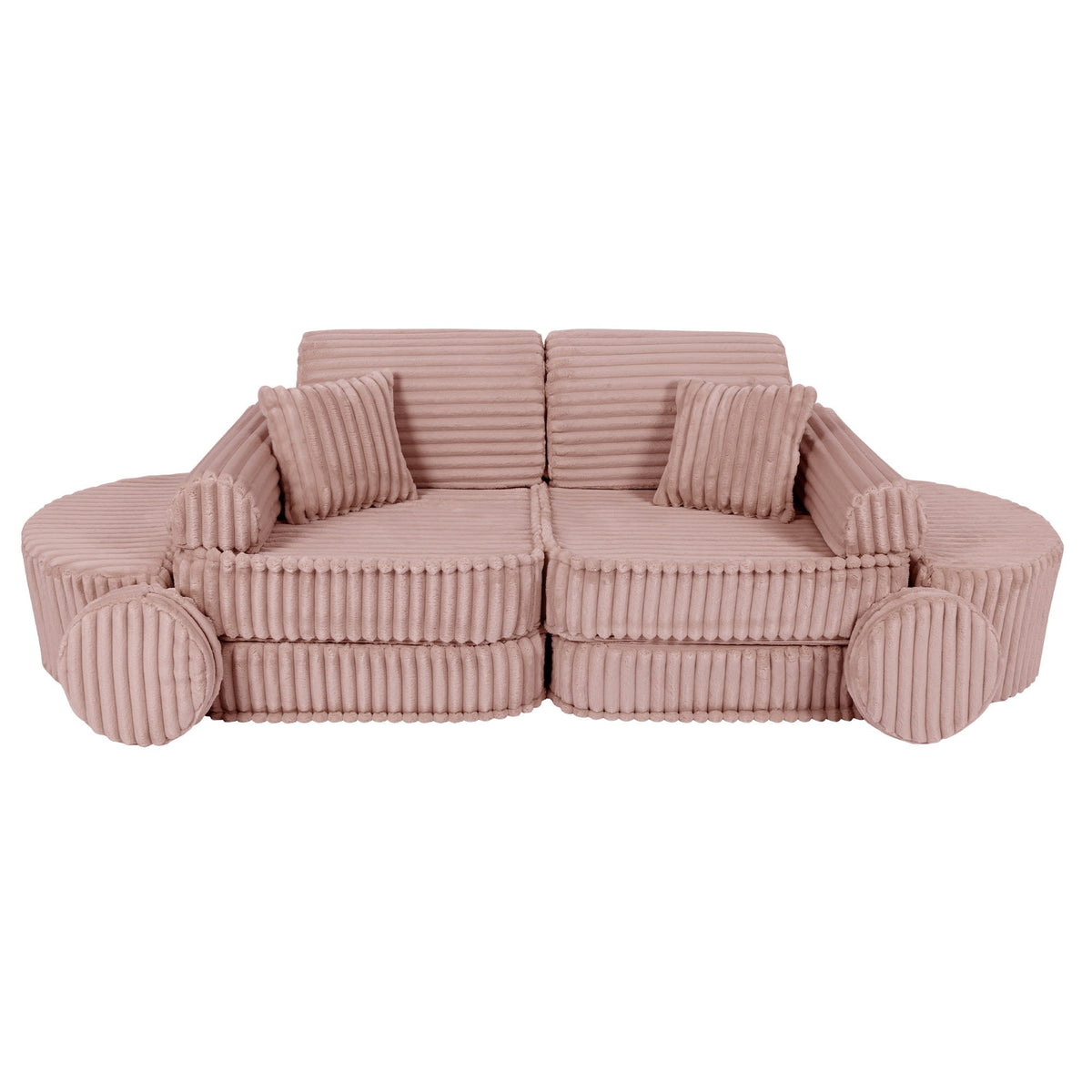 Churros Pocket Max Kids Sofa, Ruby Chocolate Pink