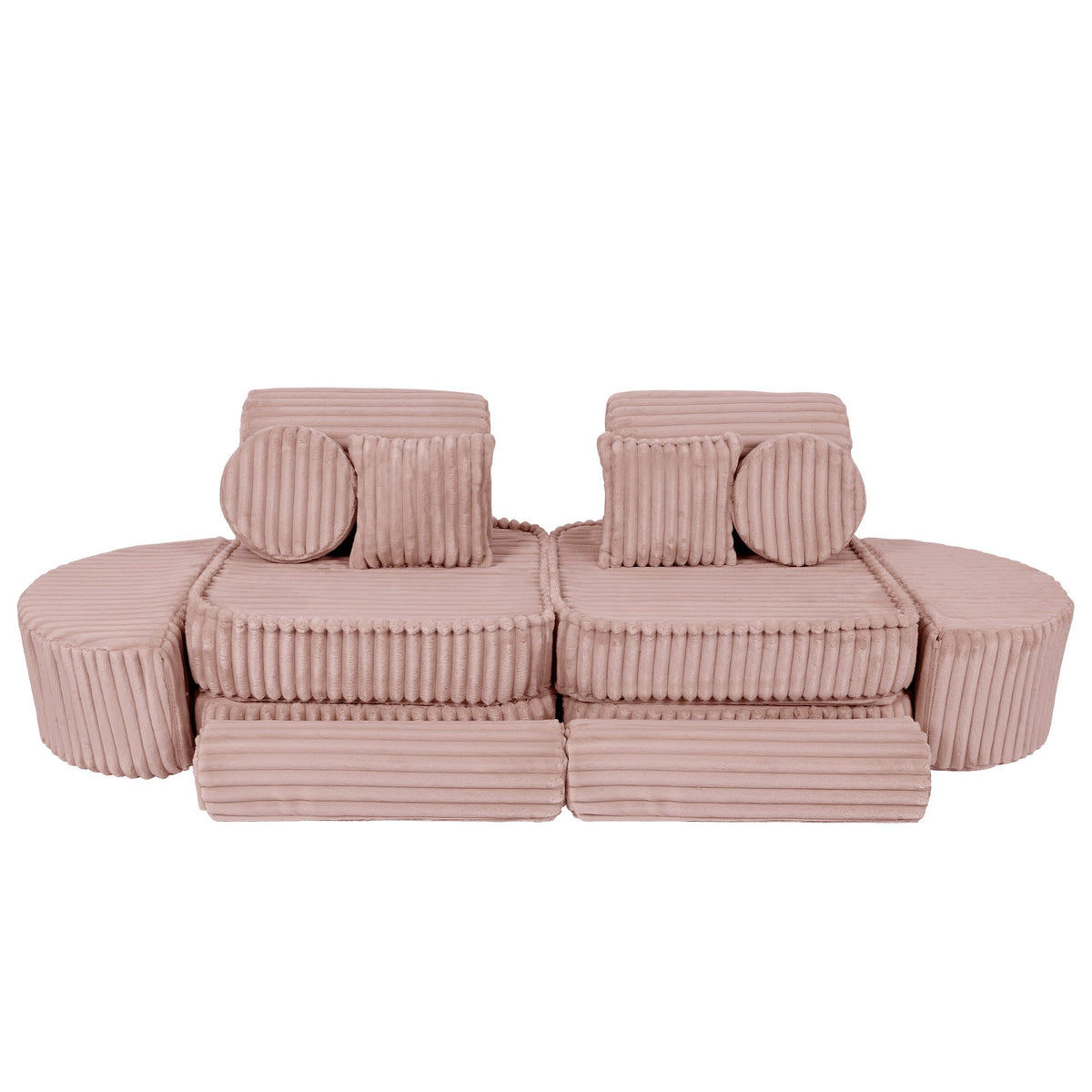 Churros Pocket Max Kids Sofa, Ruby Chocolate Pink